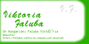 viktoria faluba business card